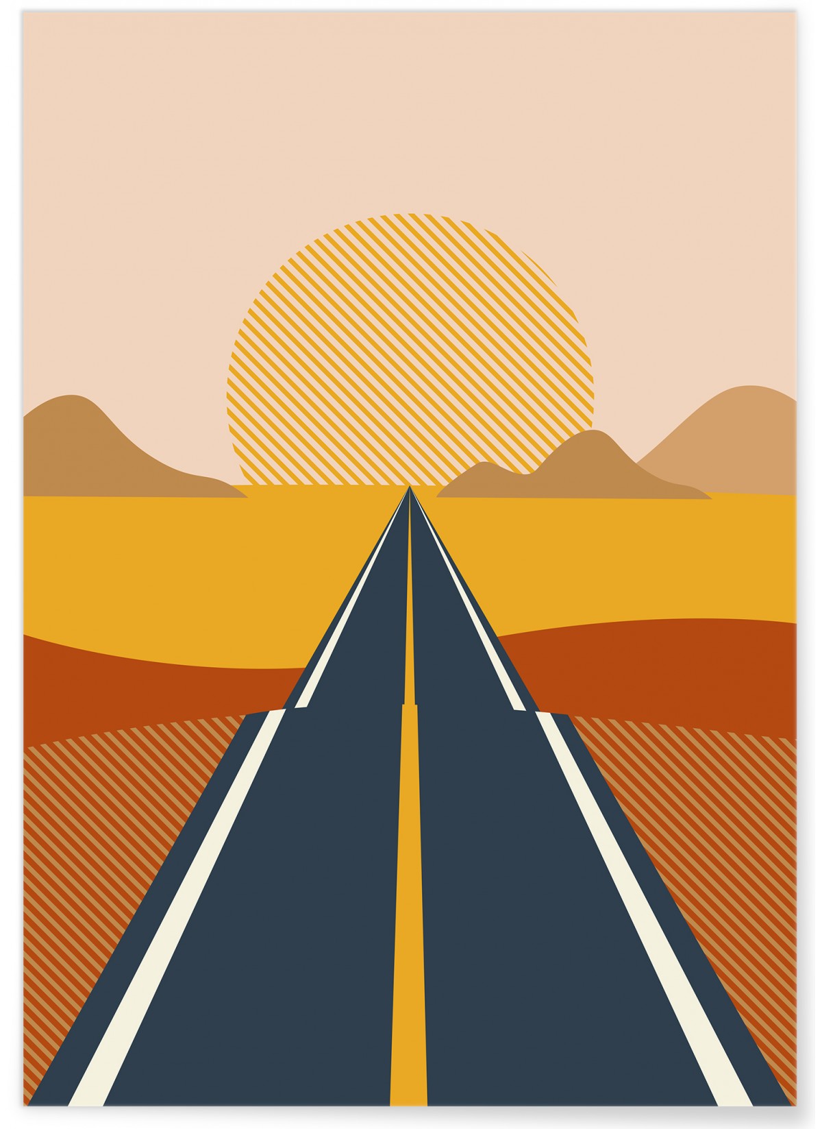 Affiche Abstract Landscape 1
