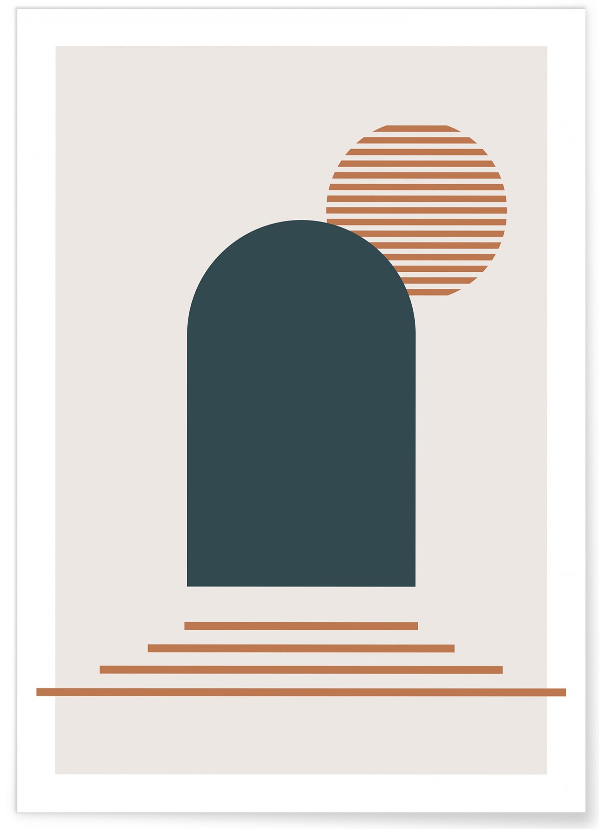 Affiche Abstract Figures 1