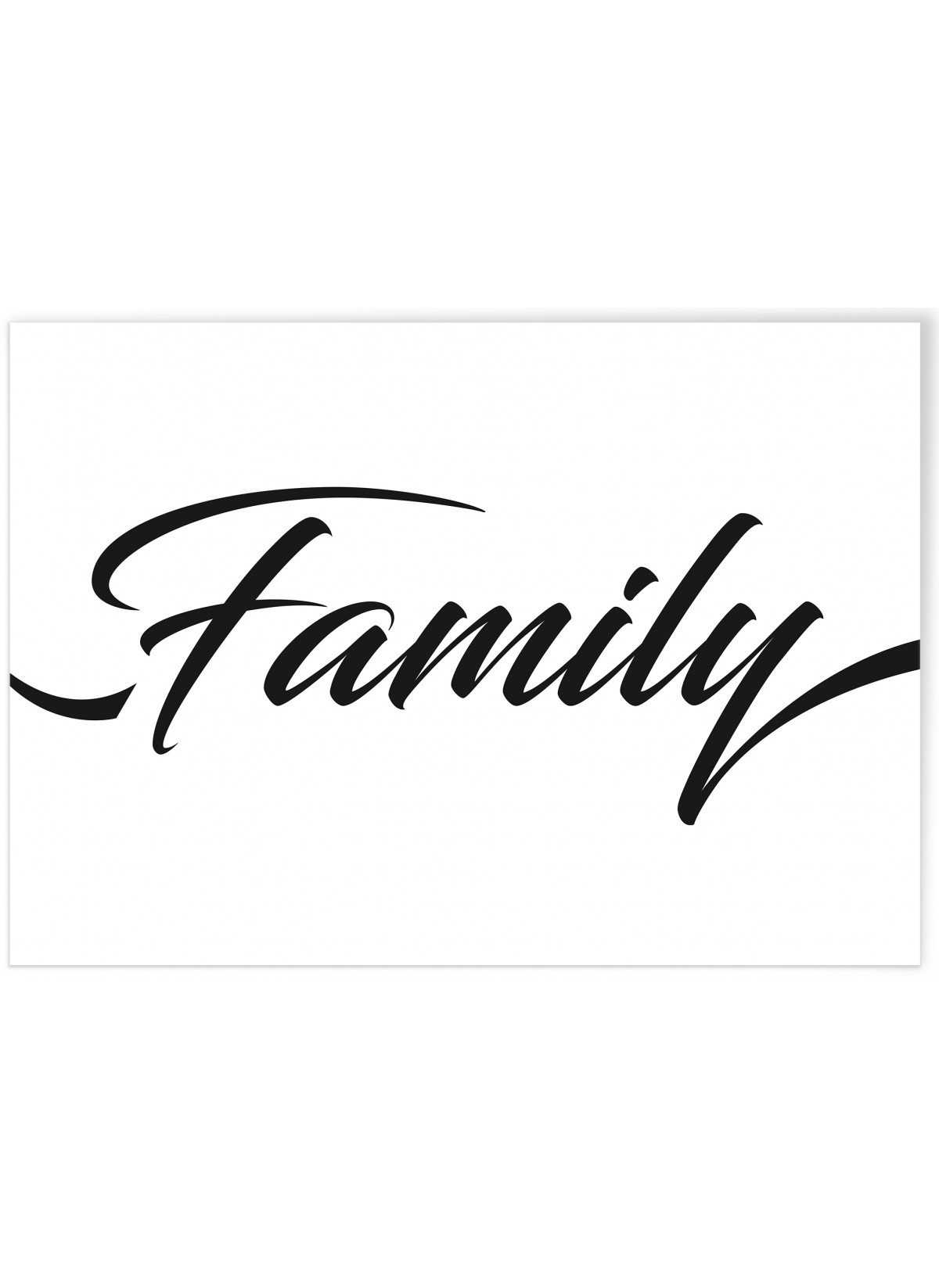 Affiche "Family"