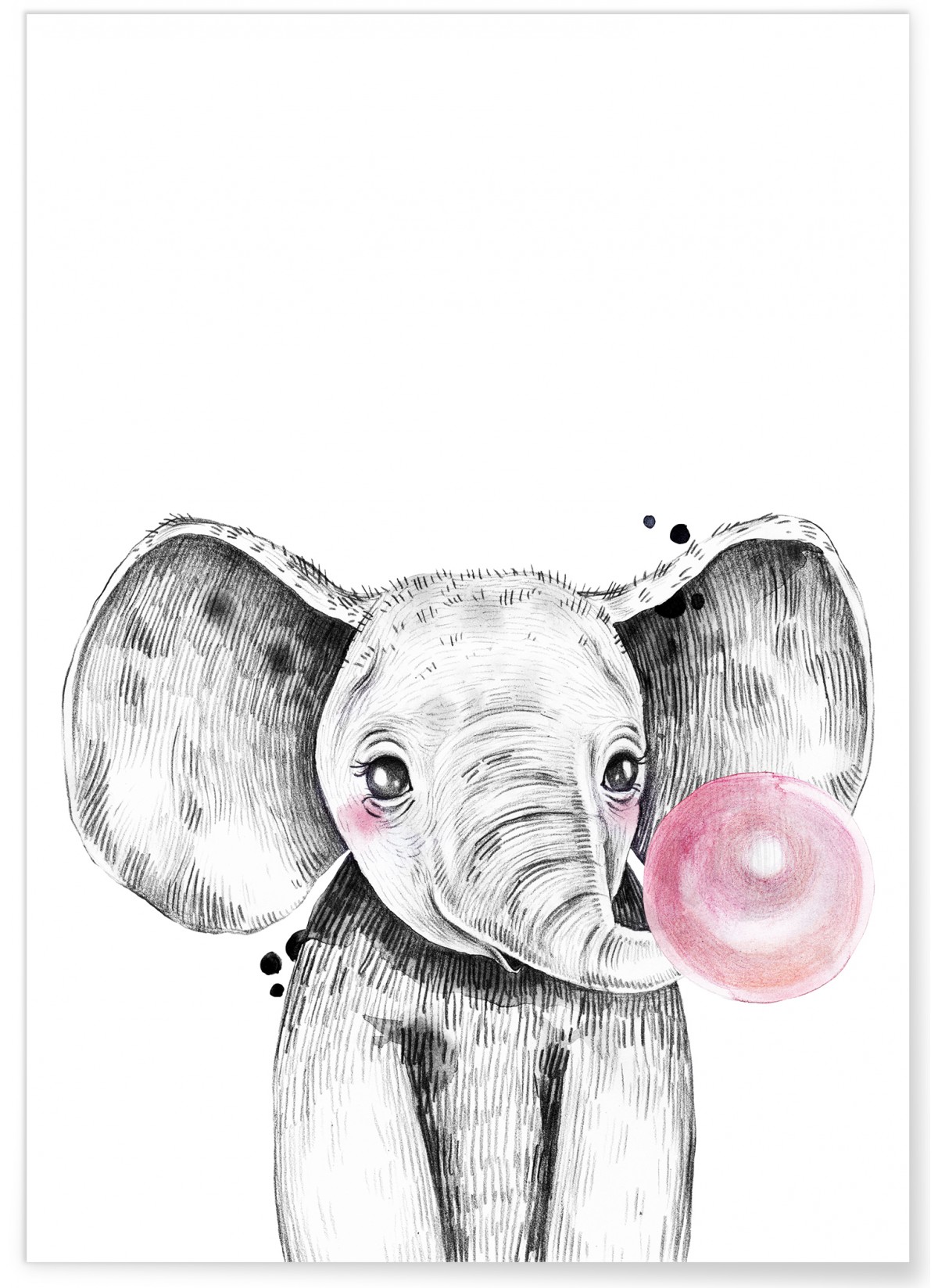 Affiche Bulle d'Élephant