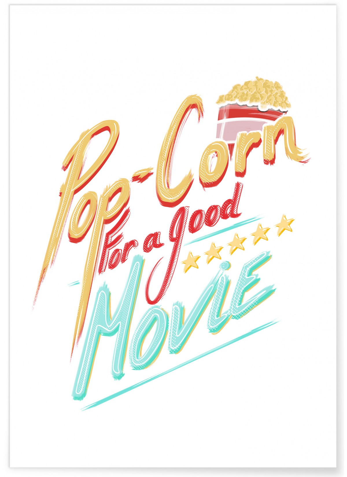 Affiche Pop Corn