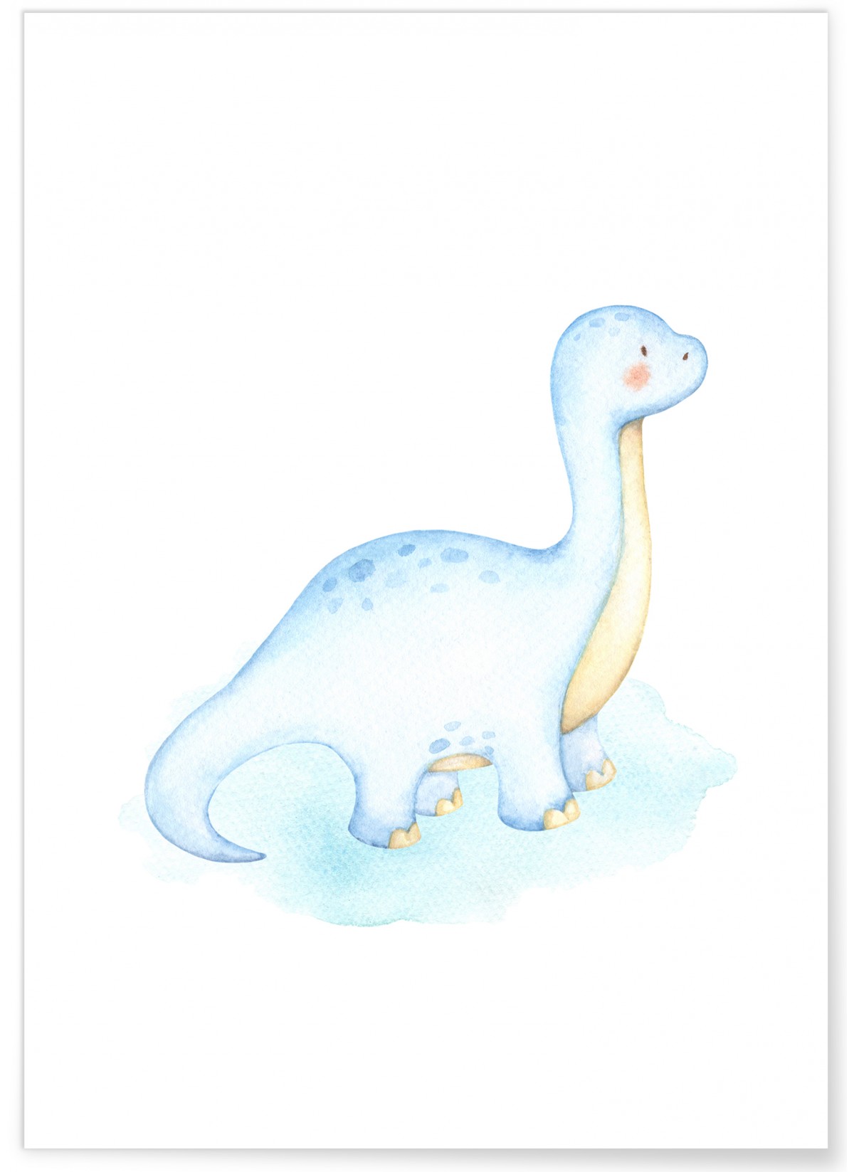 Affiche Enfant Diplodocus