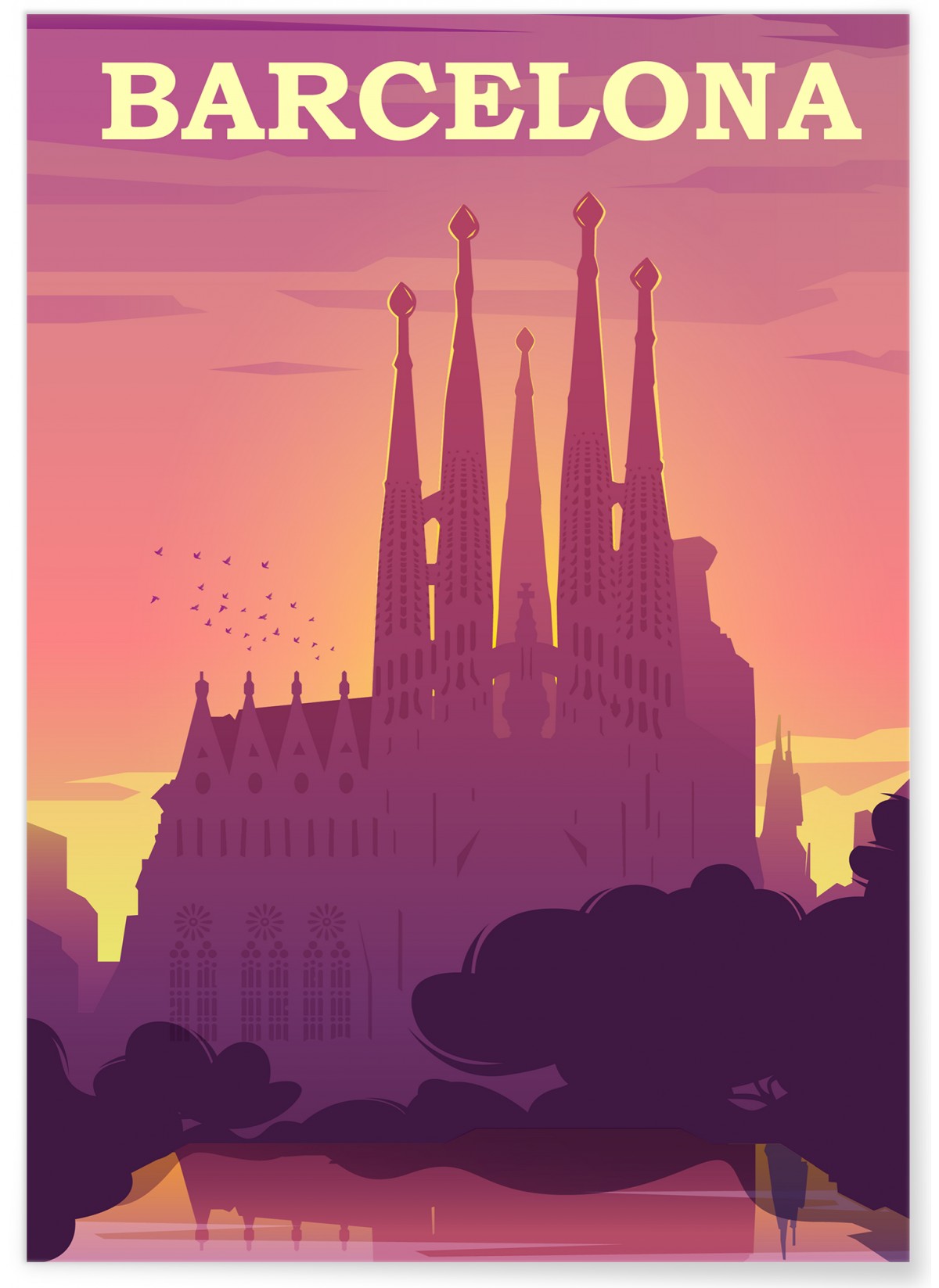 Affiche Barcelona