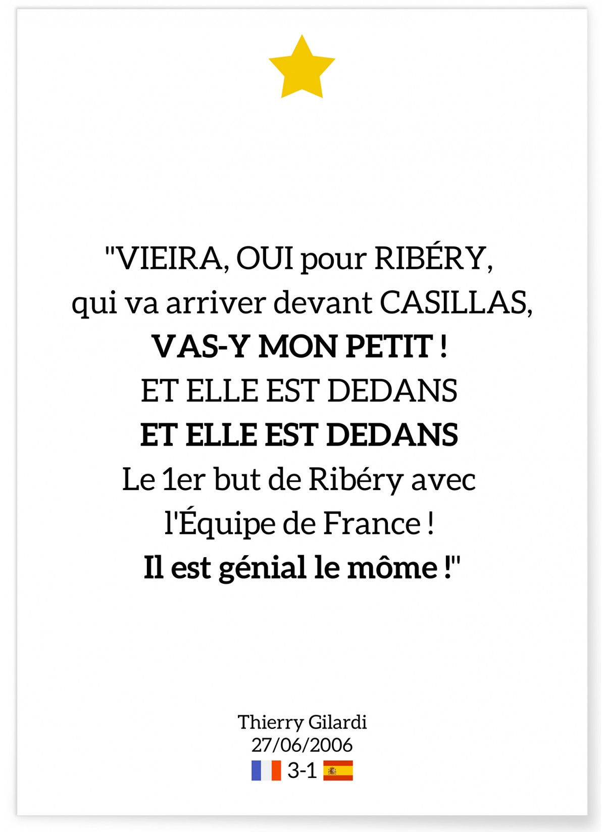 Affiche "Il est génial le môme..."