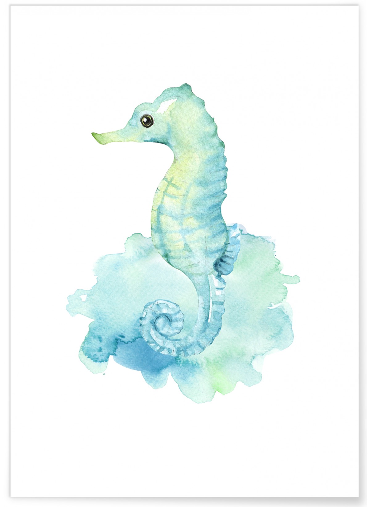 Affiche Enfant Hippocampe