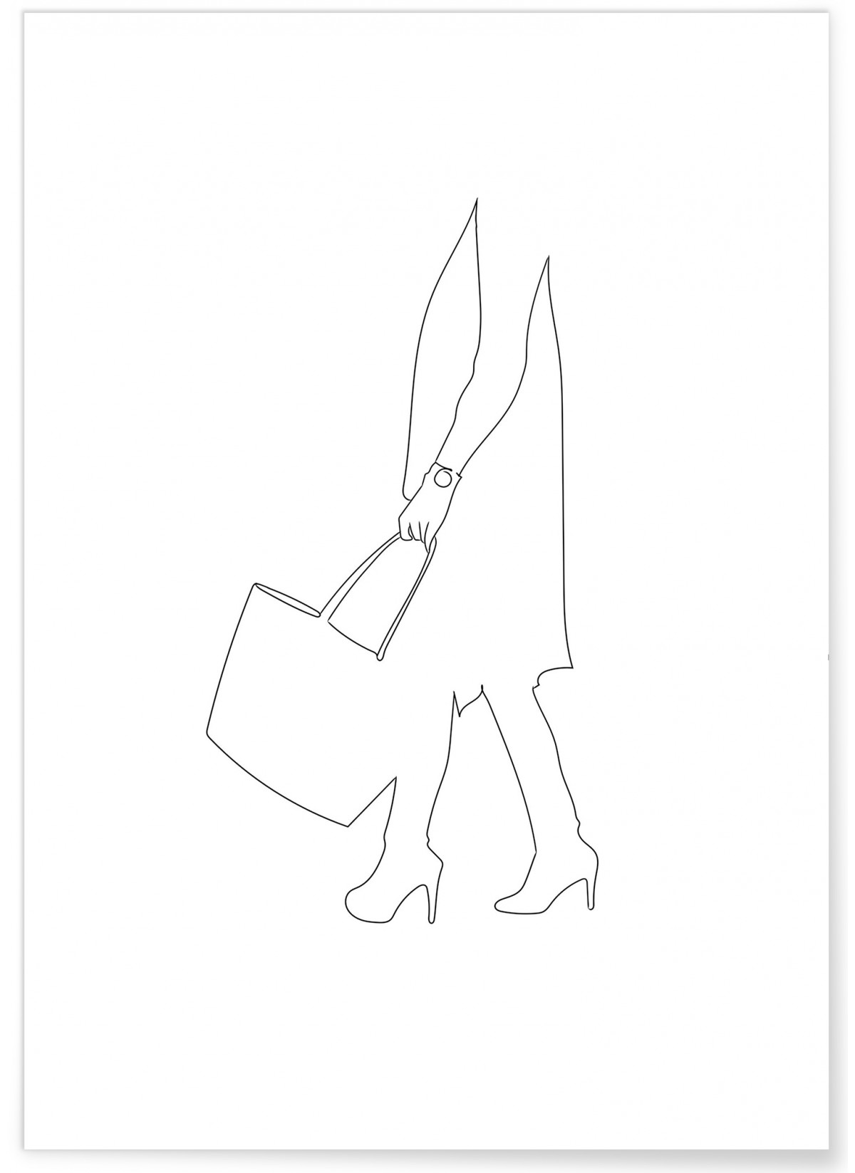 Affiche Line Art Women 7
