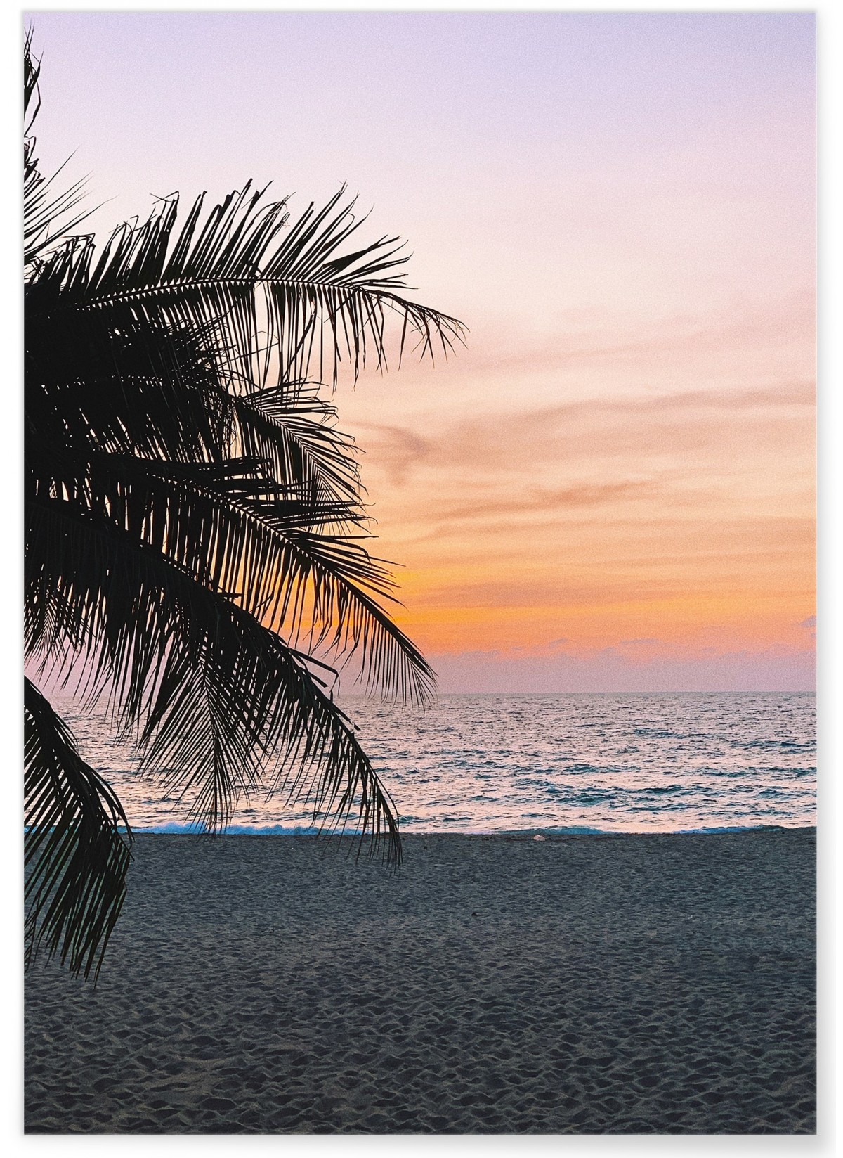 Affiche Paysage Coucher de Soleil