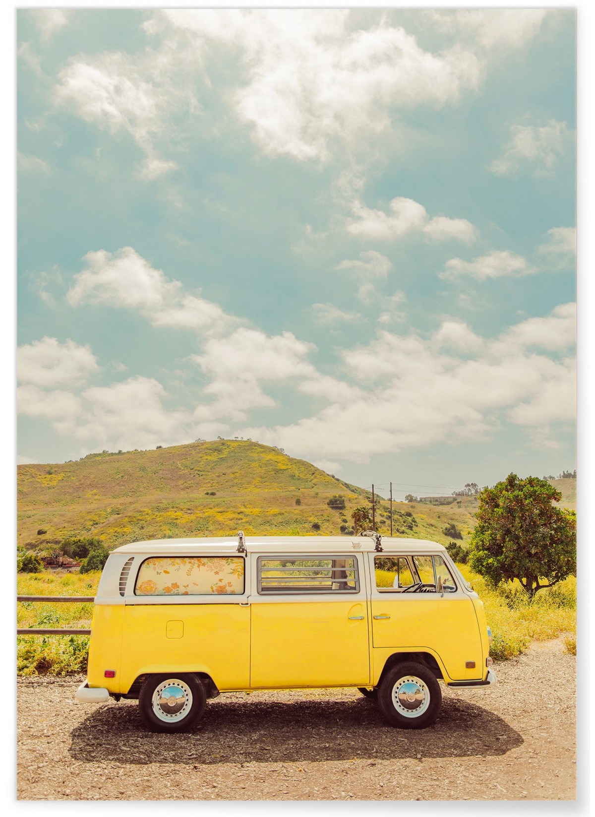 Affiche Van Jaune