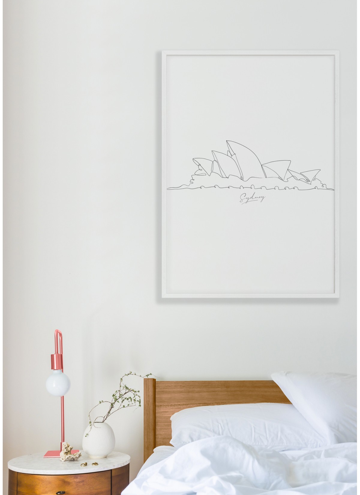 Affiche Line Art Sydney