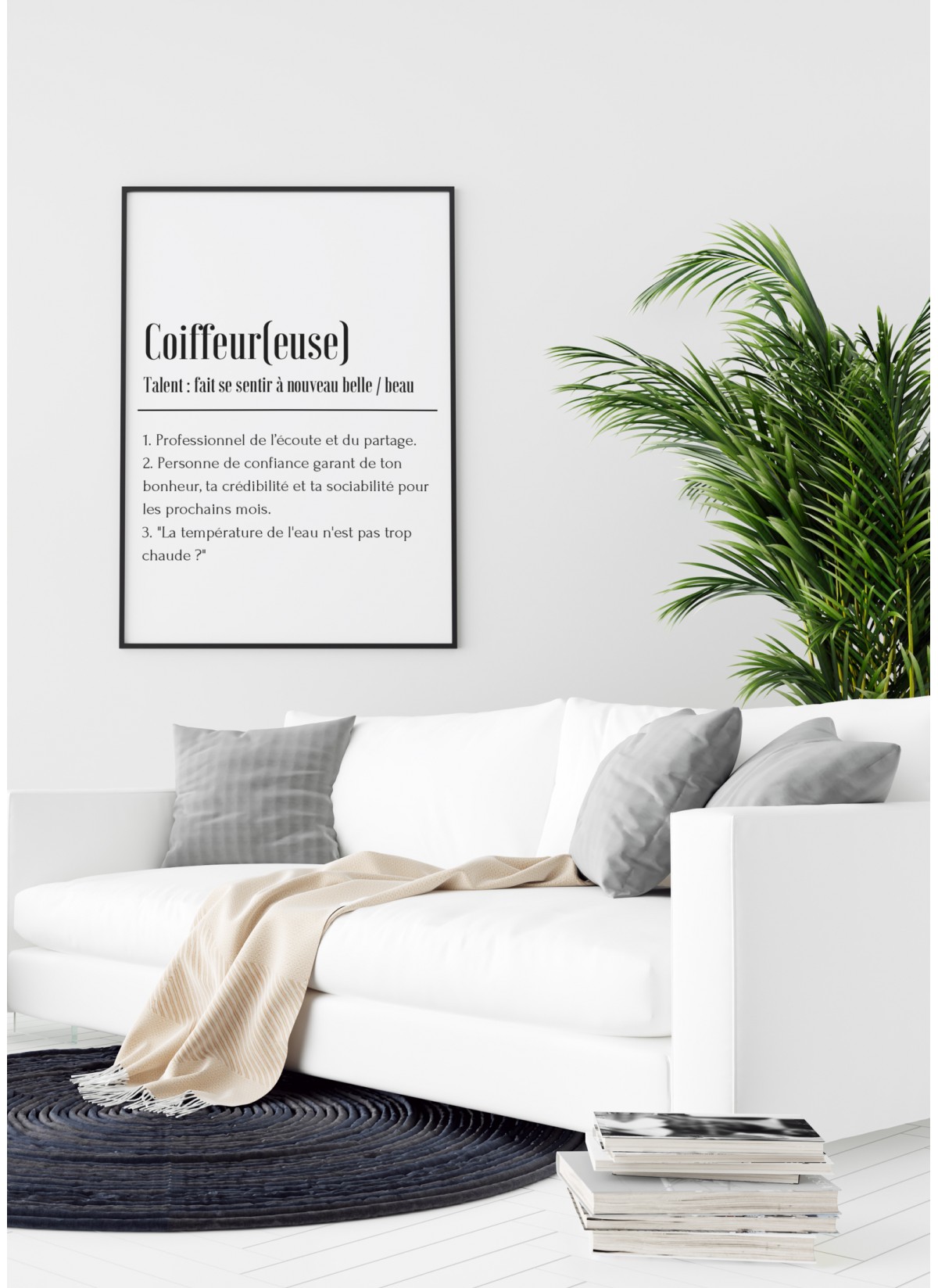 Affiche Définition Coiffeur
