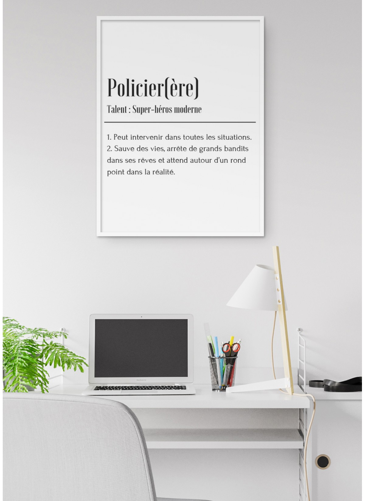 Affiche Définition Policier