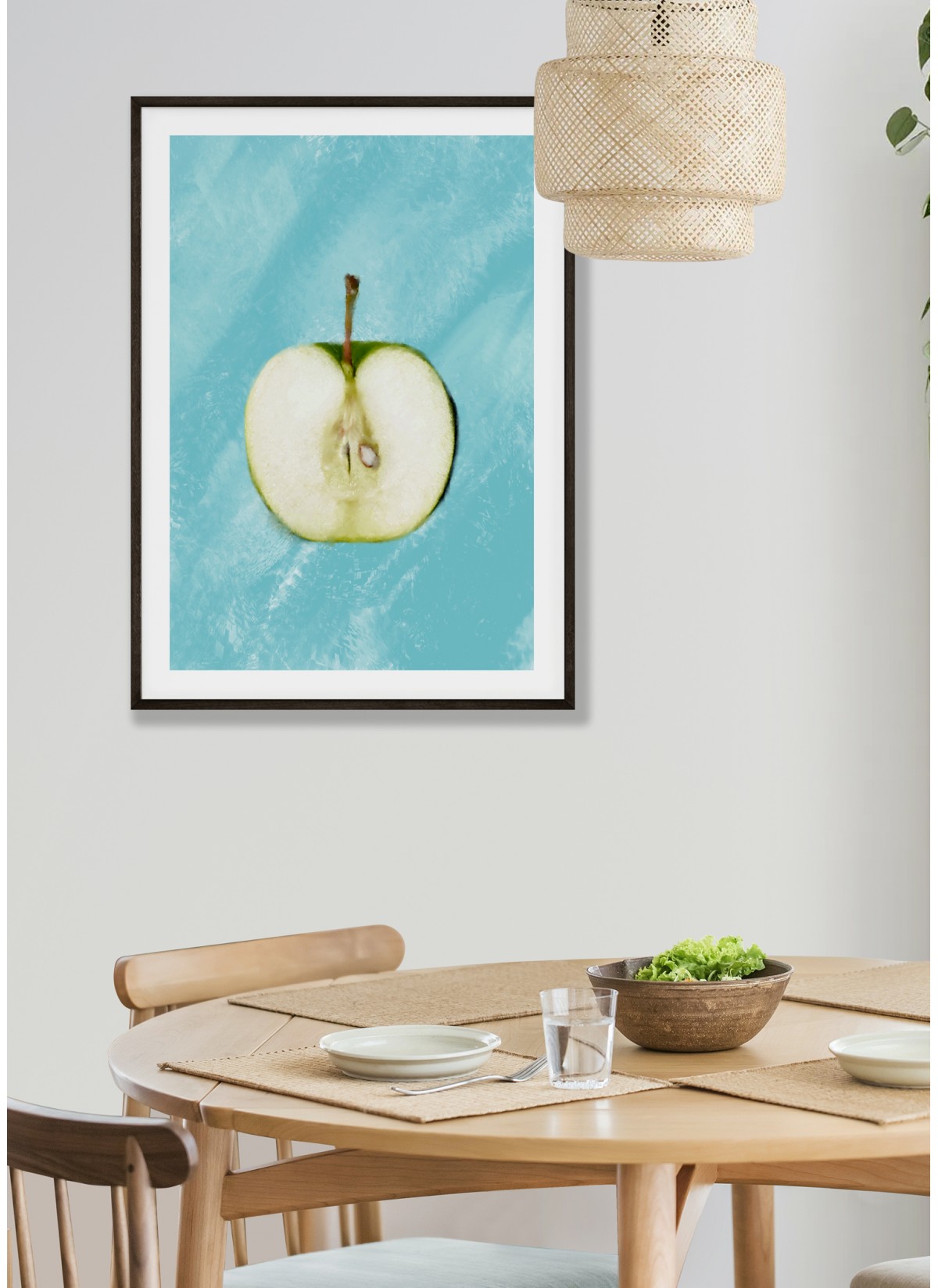 Affiche Peinture Pomme