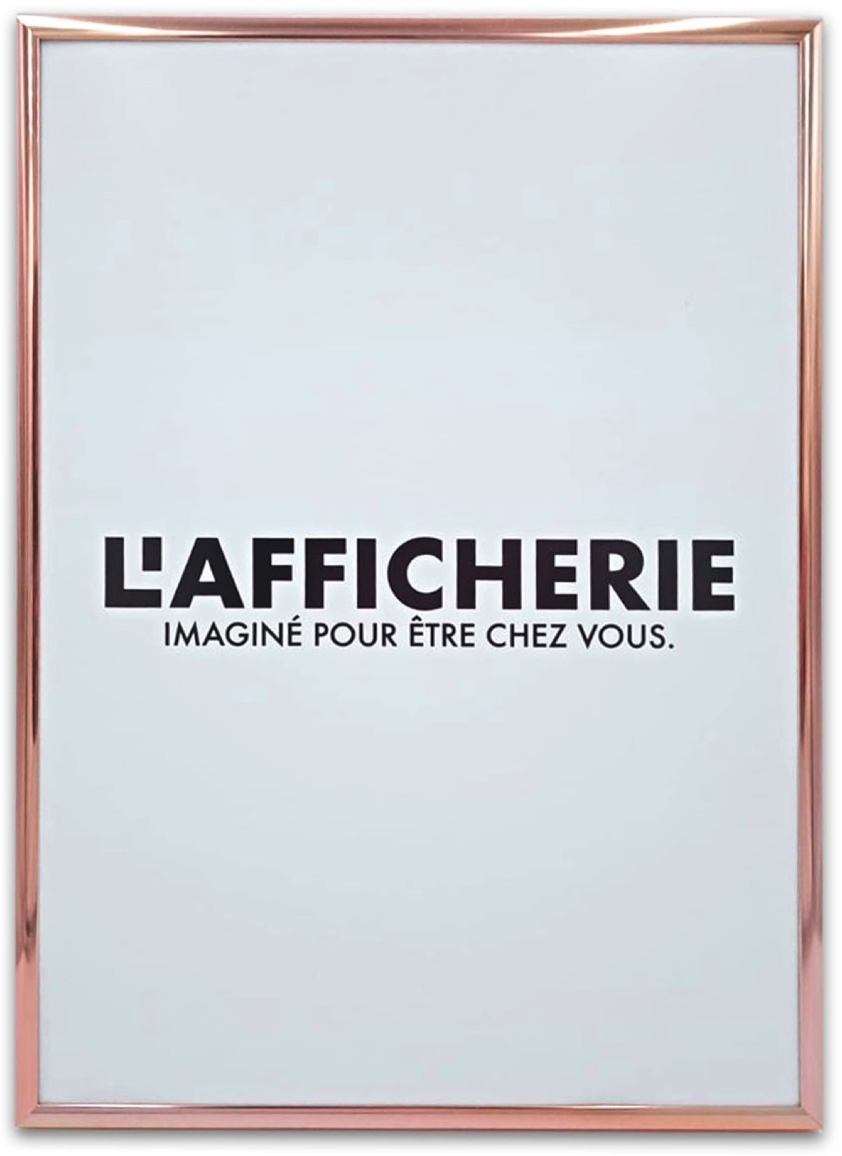 Cadre Poster Aluminium Cuivre, pour affiches décoratives |  L’Afficherie