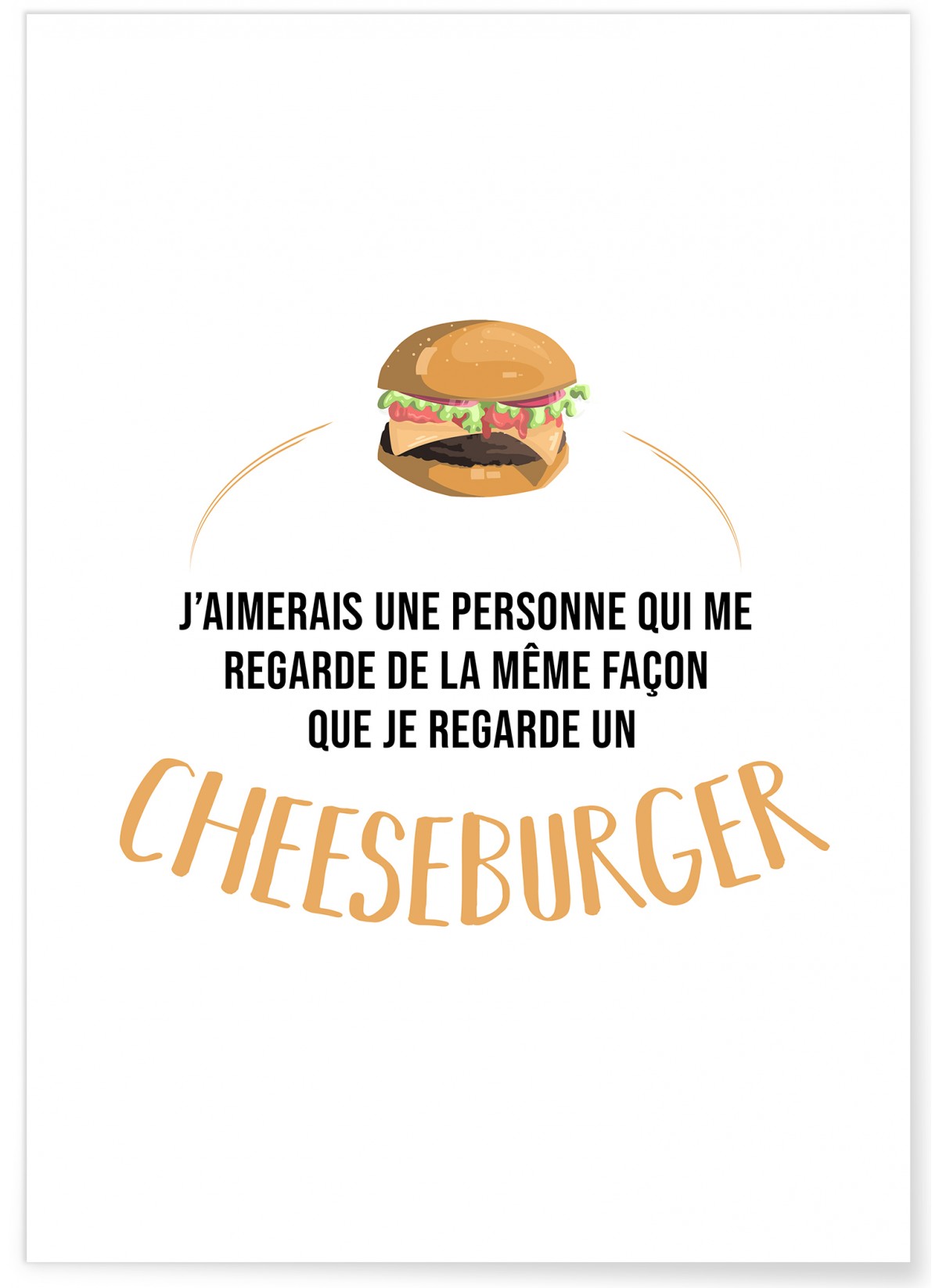 Affiche "J'aimerais une personne..."