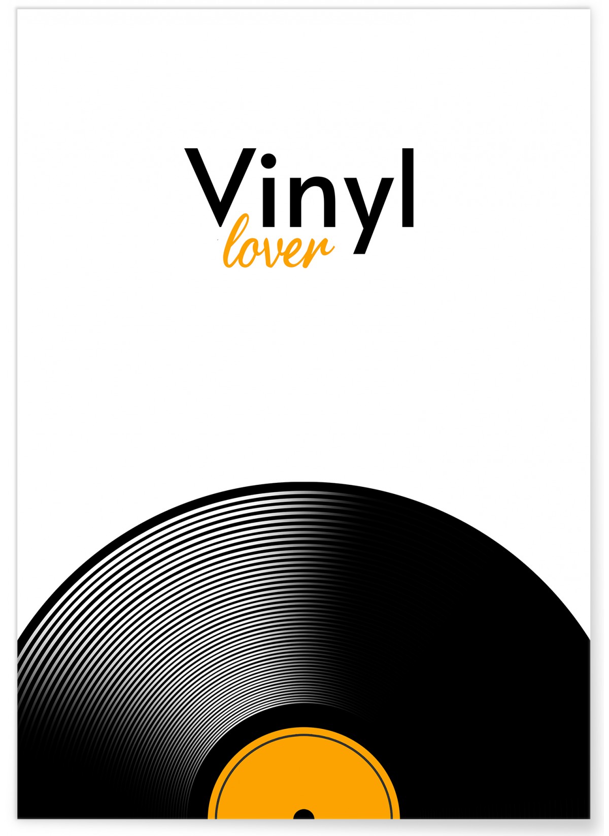 Affiche Vinyl Lover