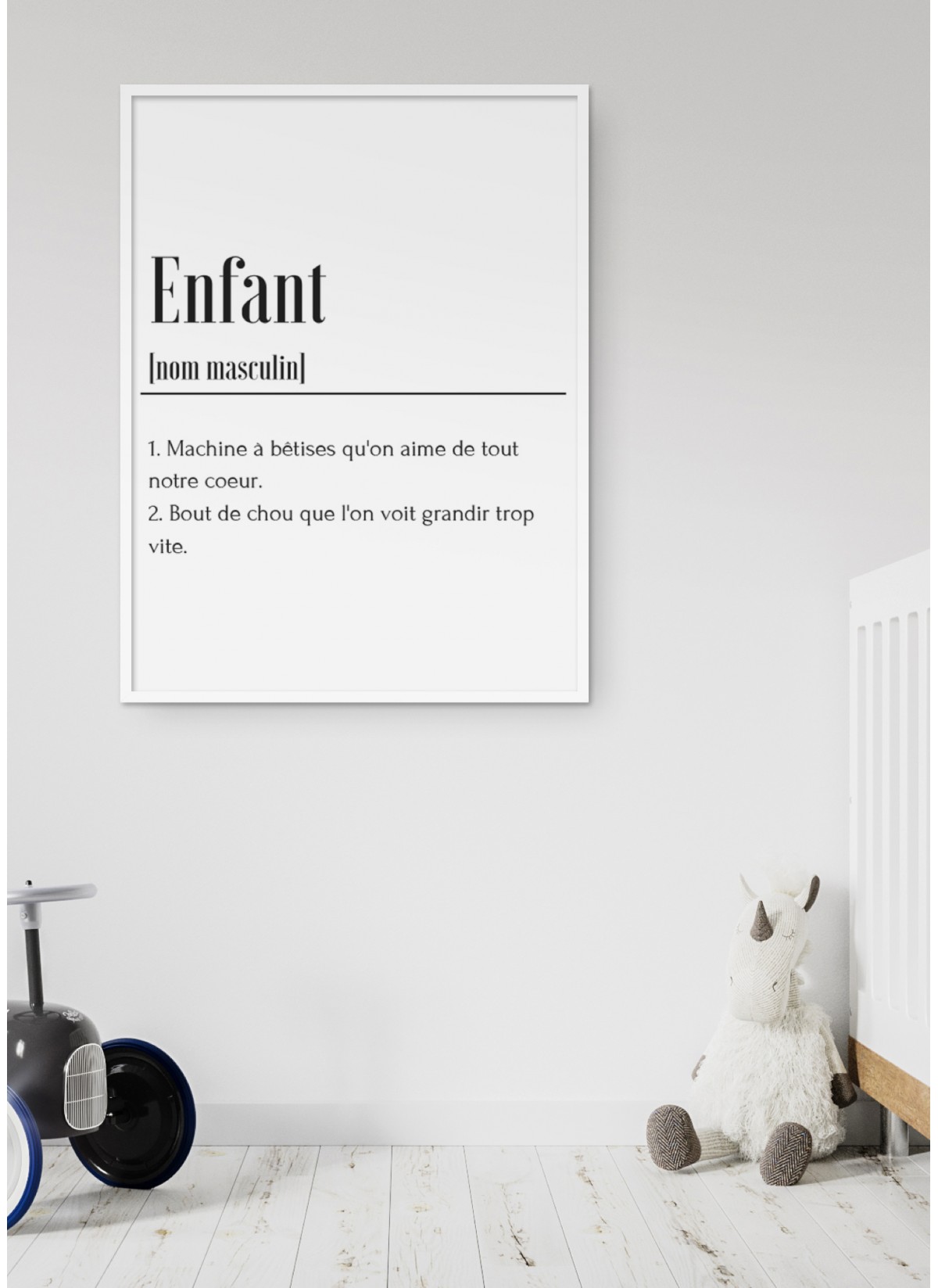 Affiche Définition Enfant