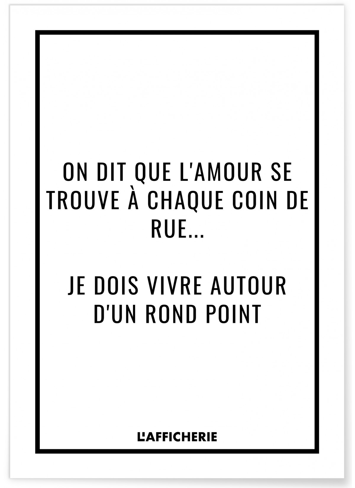 Affiche "On dit que l'amour..."