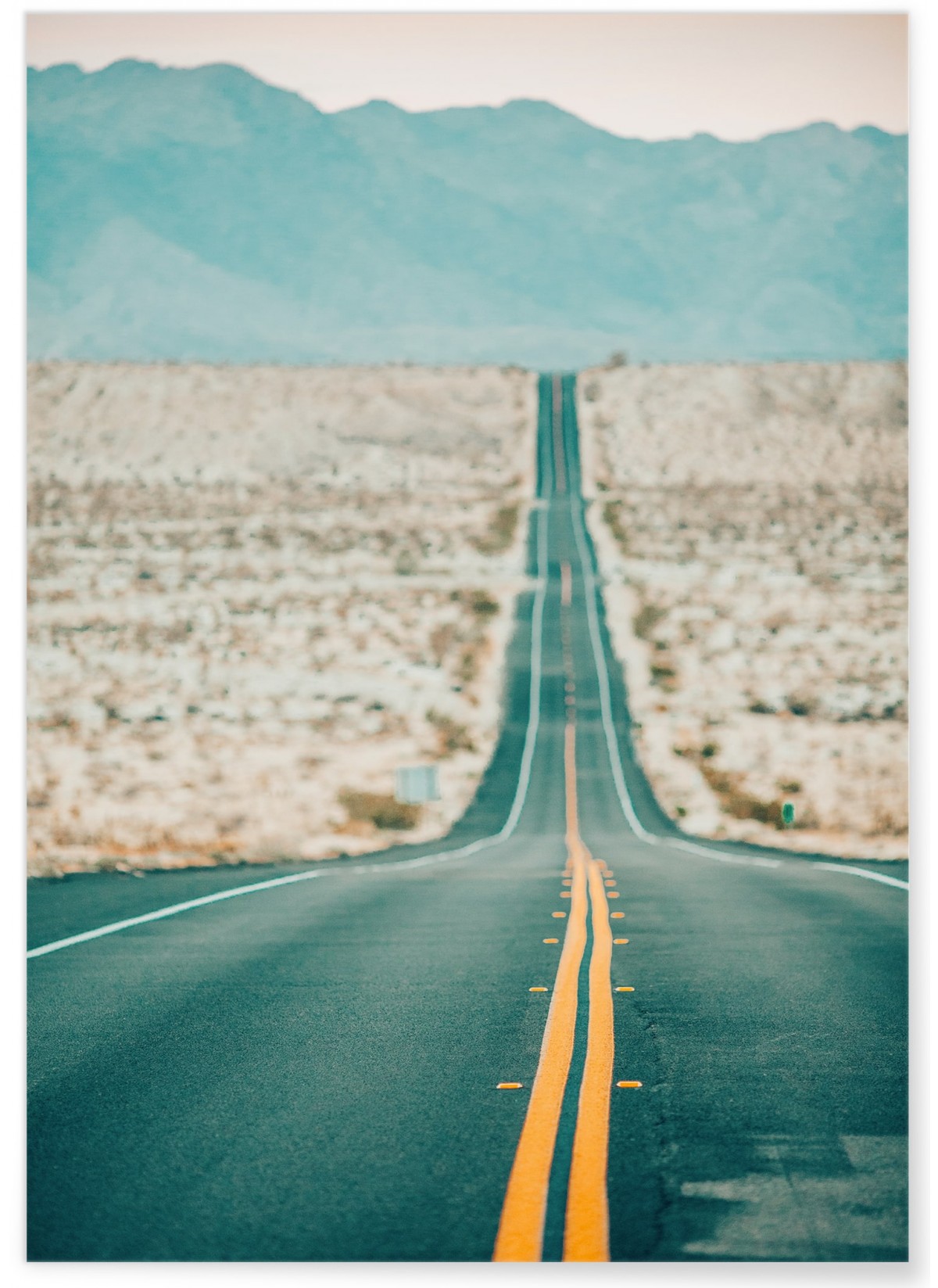 Affiche Nature Desert Road