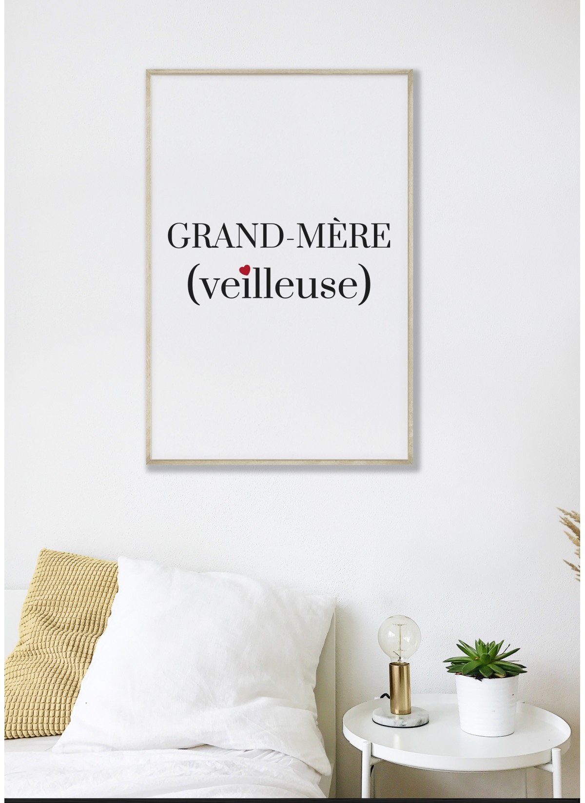 Affiche Grand-Mère(veilleuse)