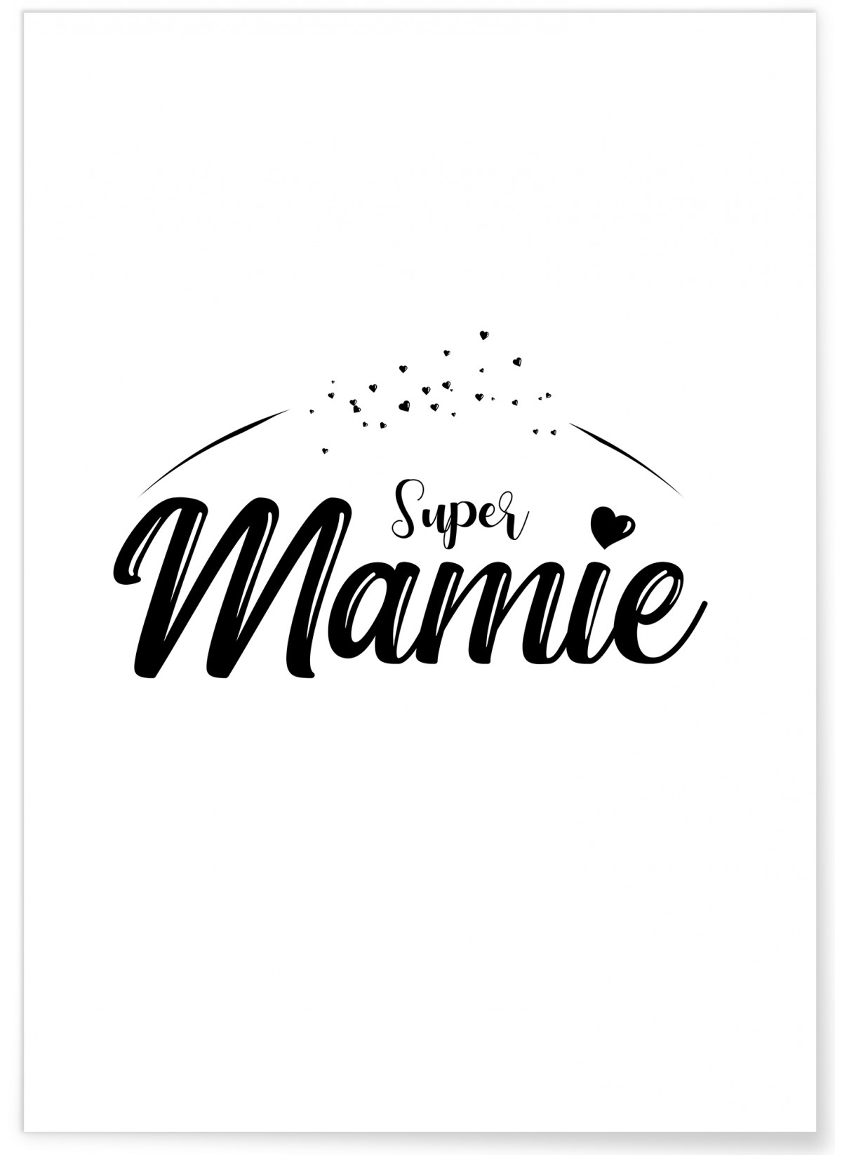 Affiche Super mamie
