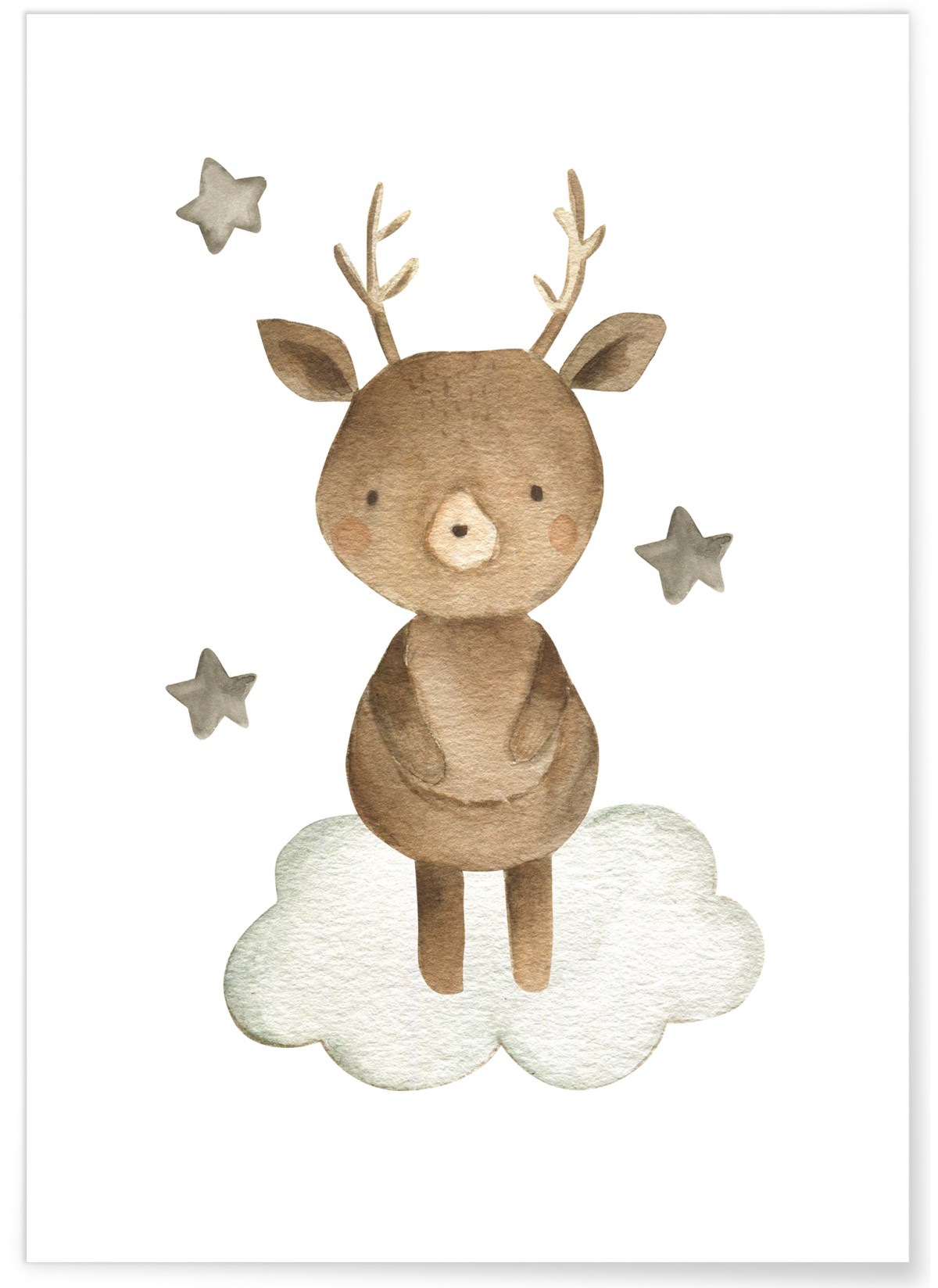 Affiche Enfant Cerf