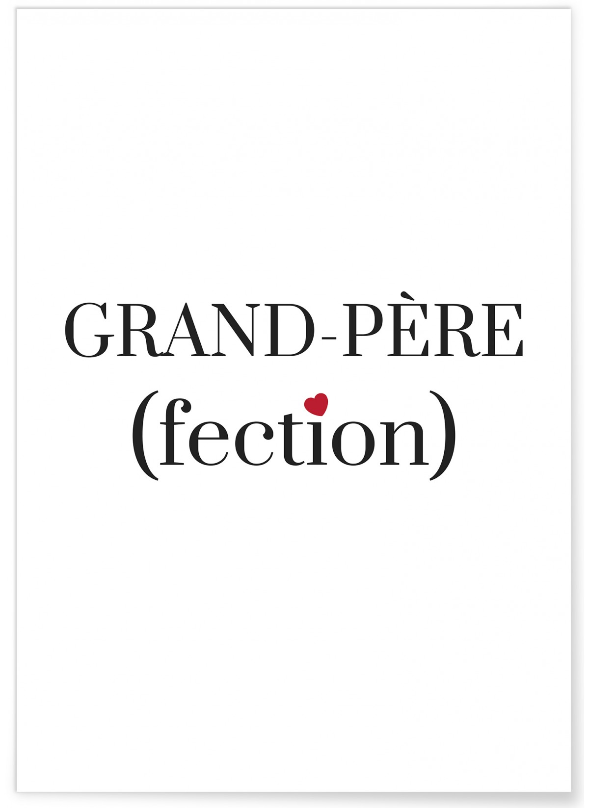 Affiche Grand-Père(fection)