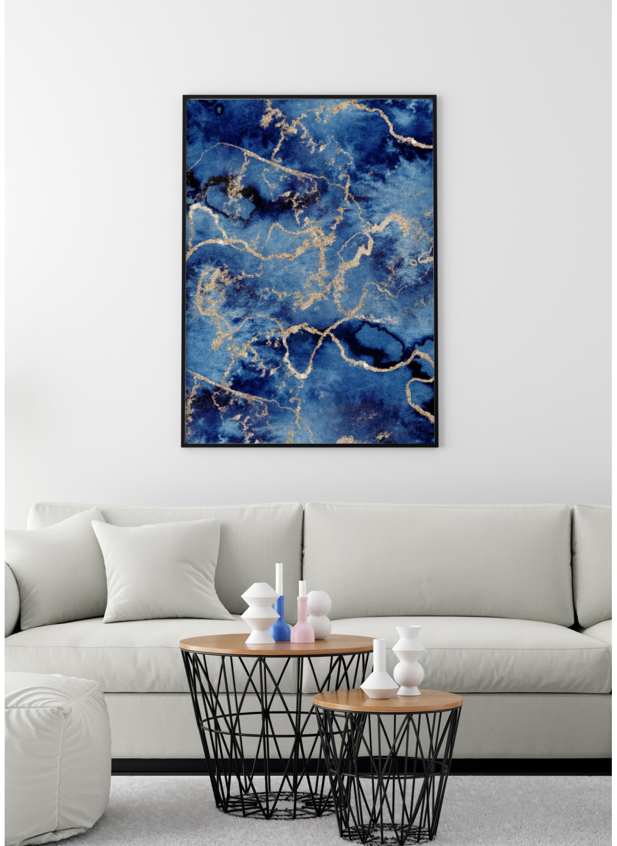 Affiche Blue Background 1
