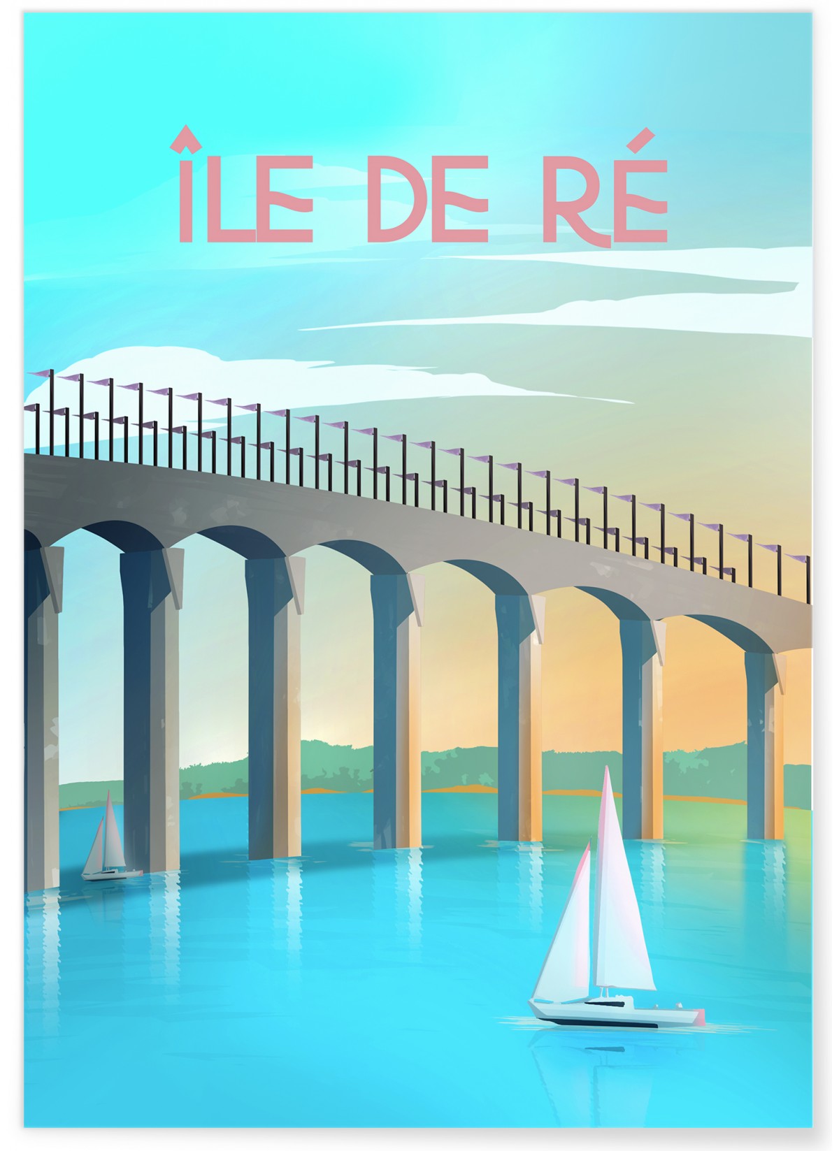 Affiche Île de Ré