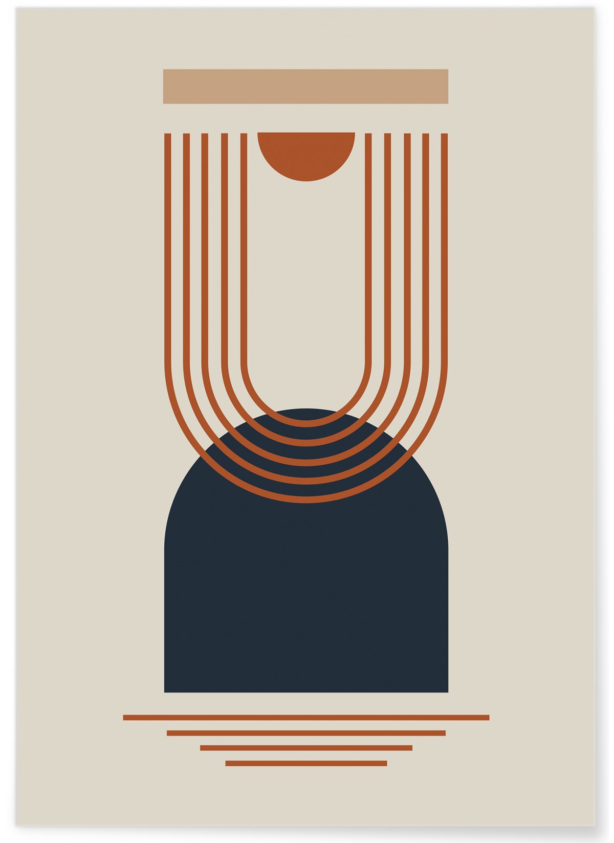 Affiche Abstract Figures 7