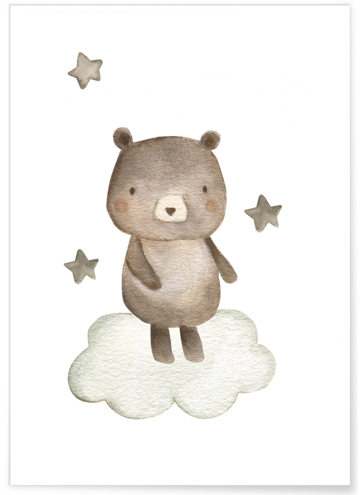 Affiche Enfant Ours