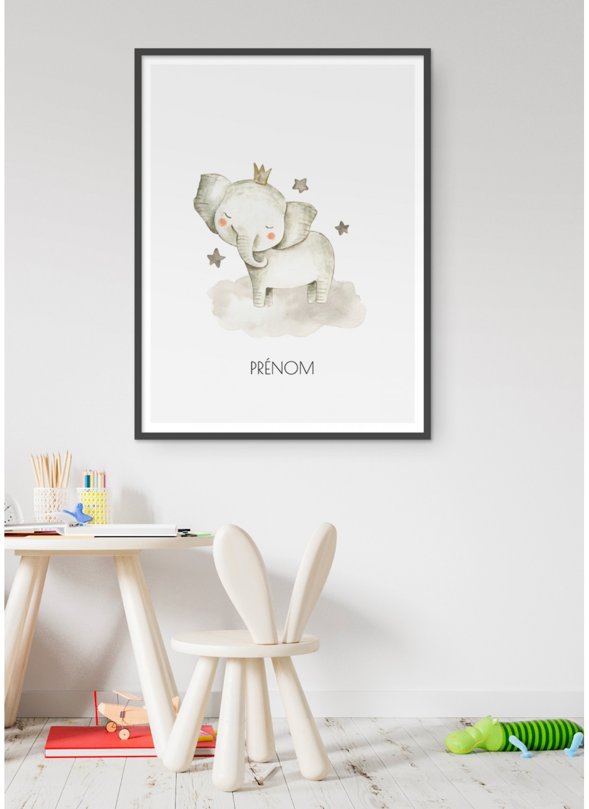 Affiche chambre d'enfant "prénom" personnalisable | L’Afficherie