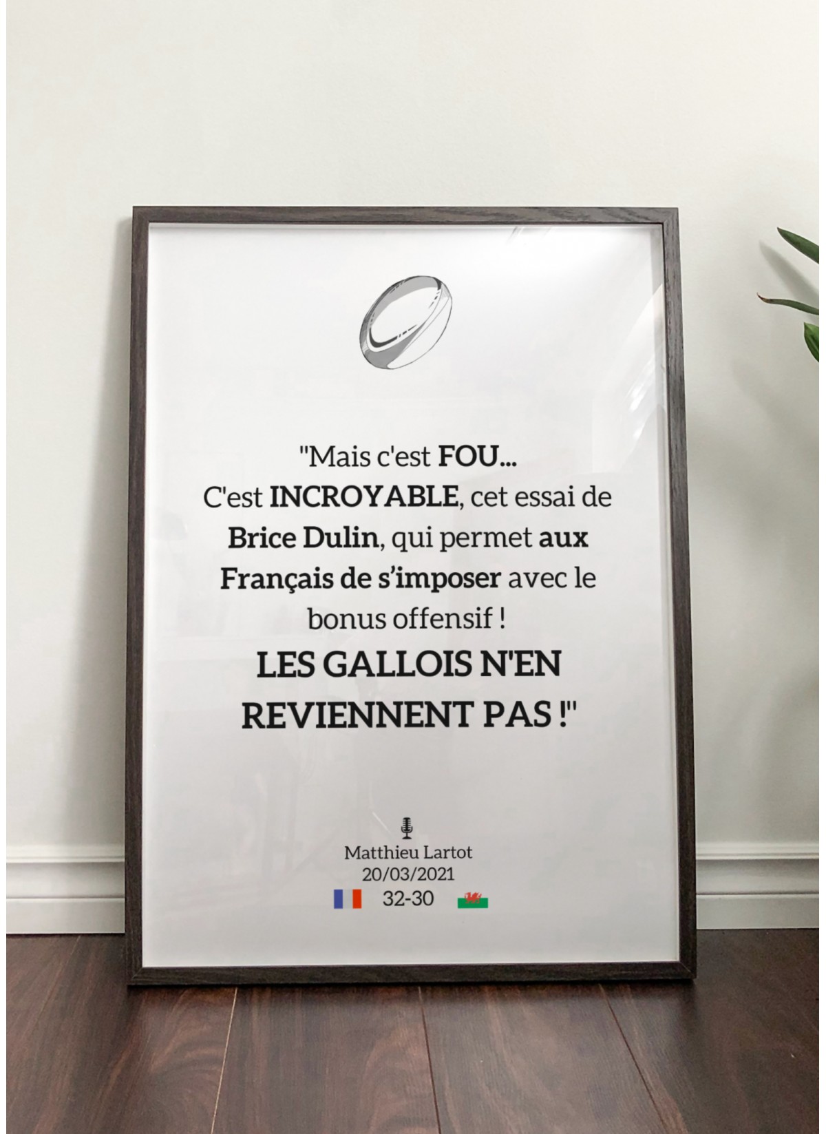 Affiche "Les Gallois n'en reviennent pas !"