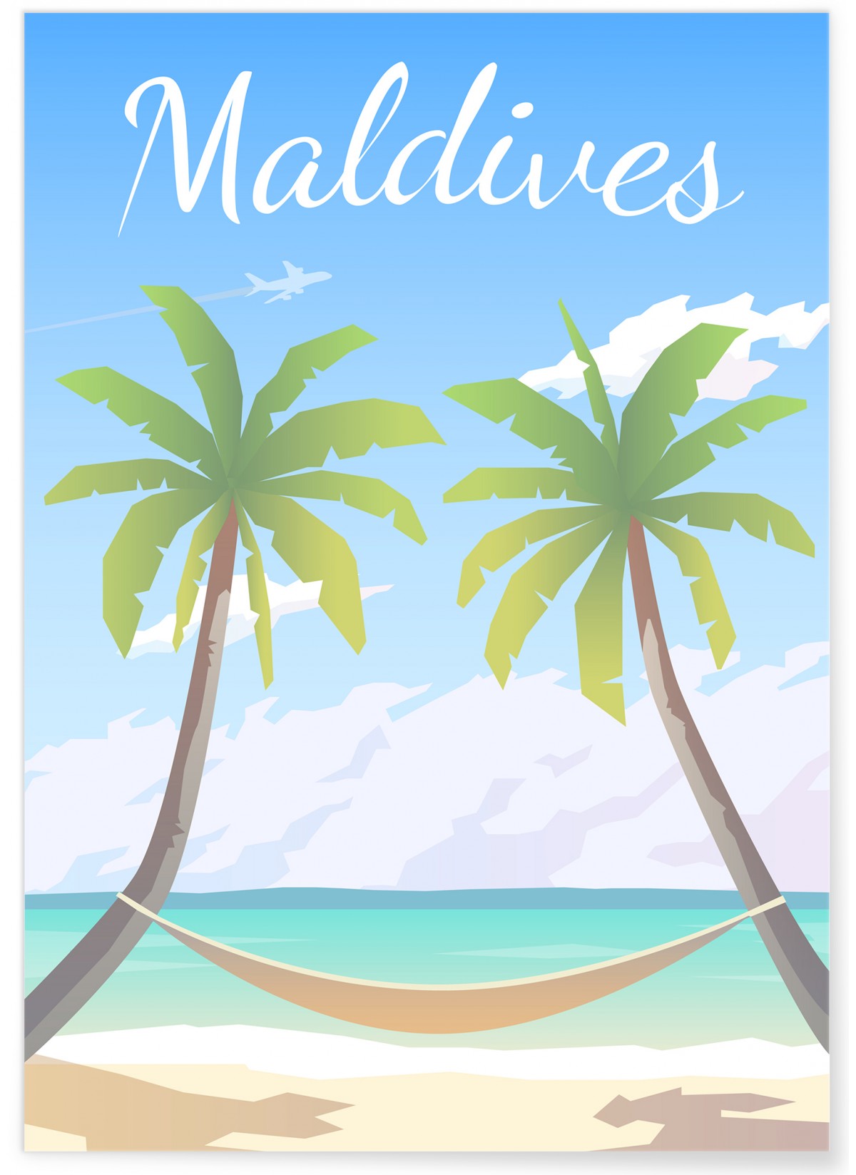 Affiche Maldives