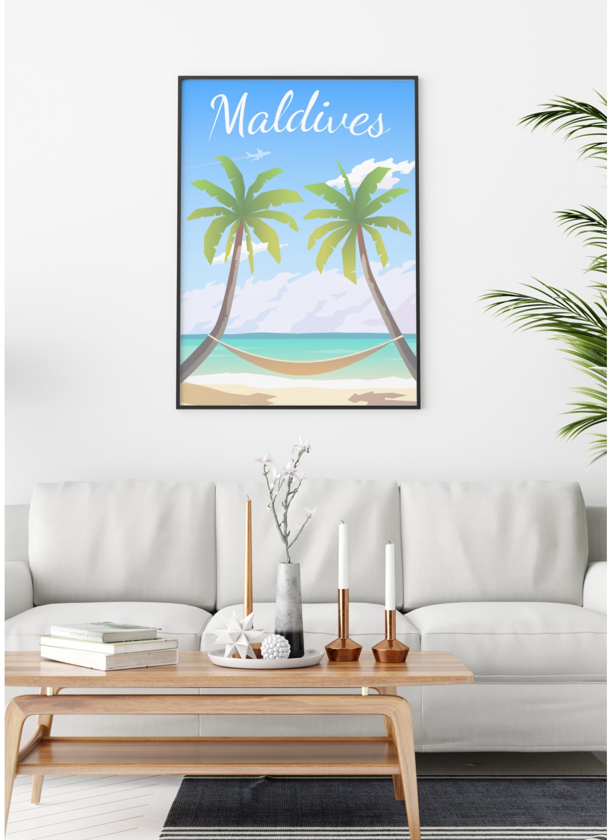 Affiche Maldives