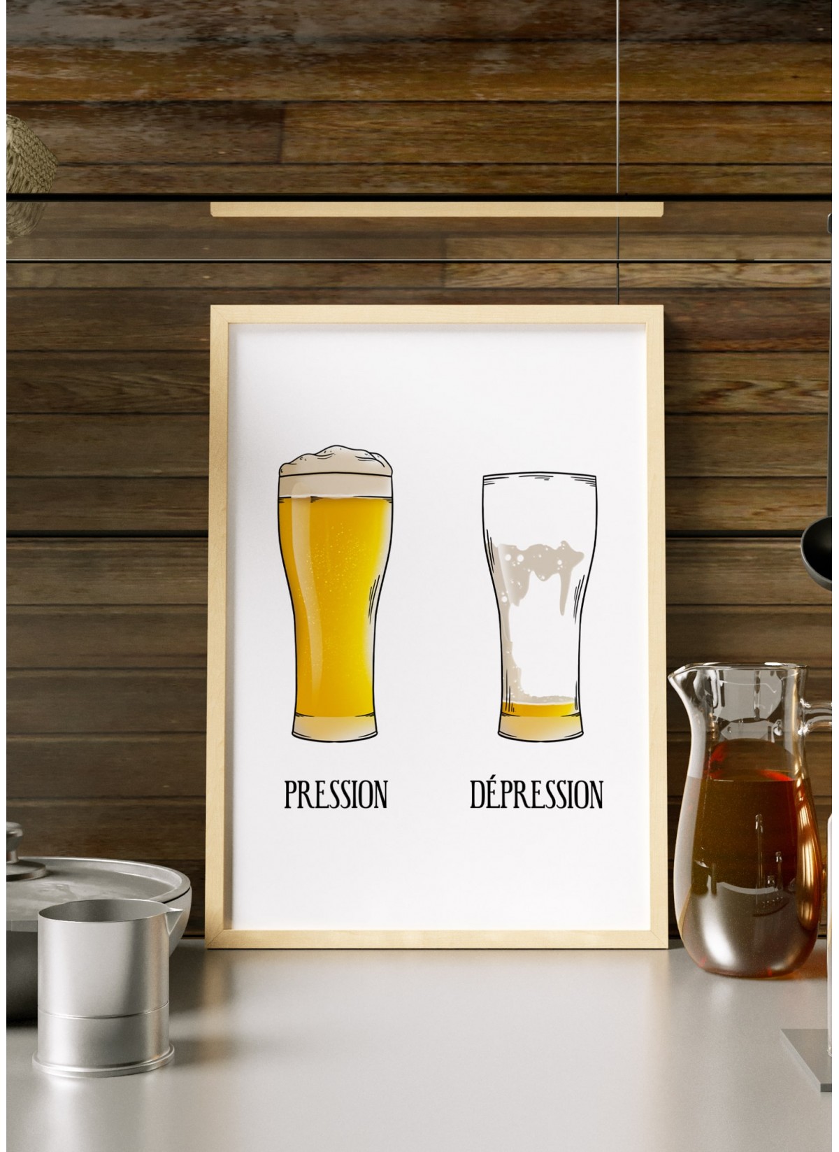Affiche "Pression/Dépression"