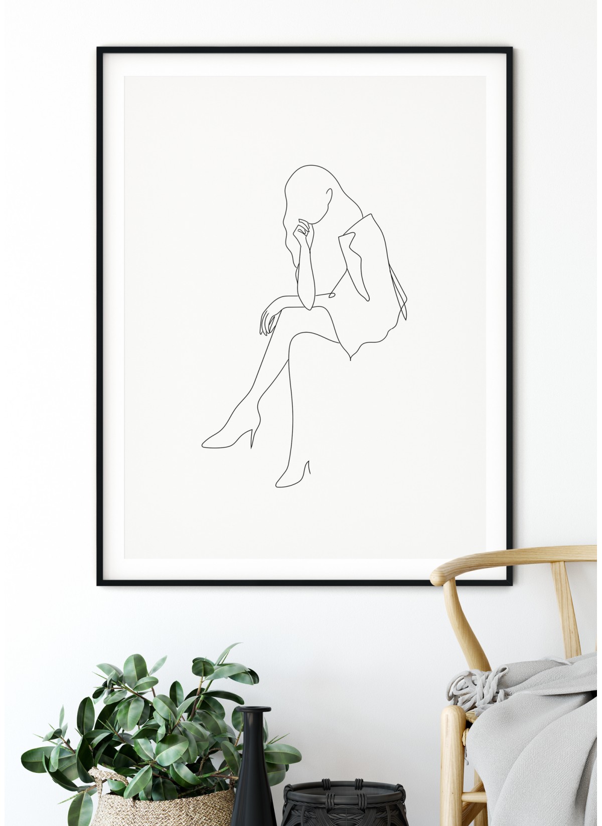 Affiche Line Art Women 9