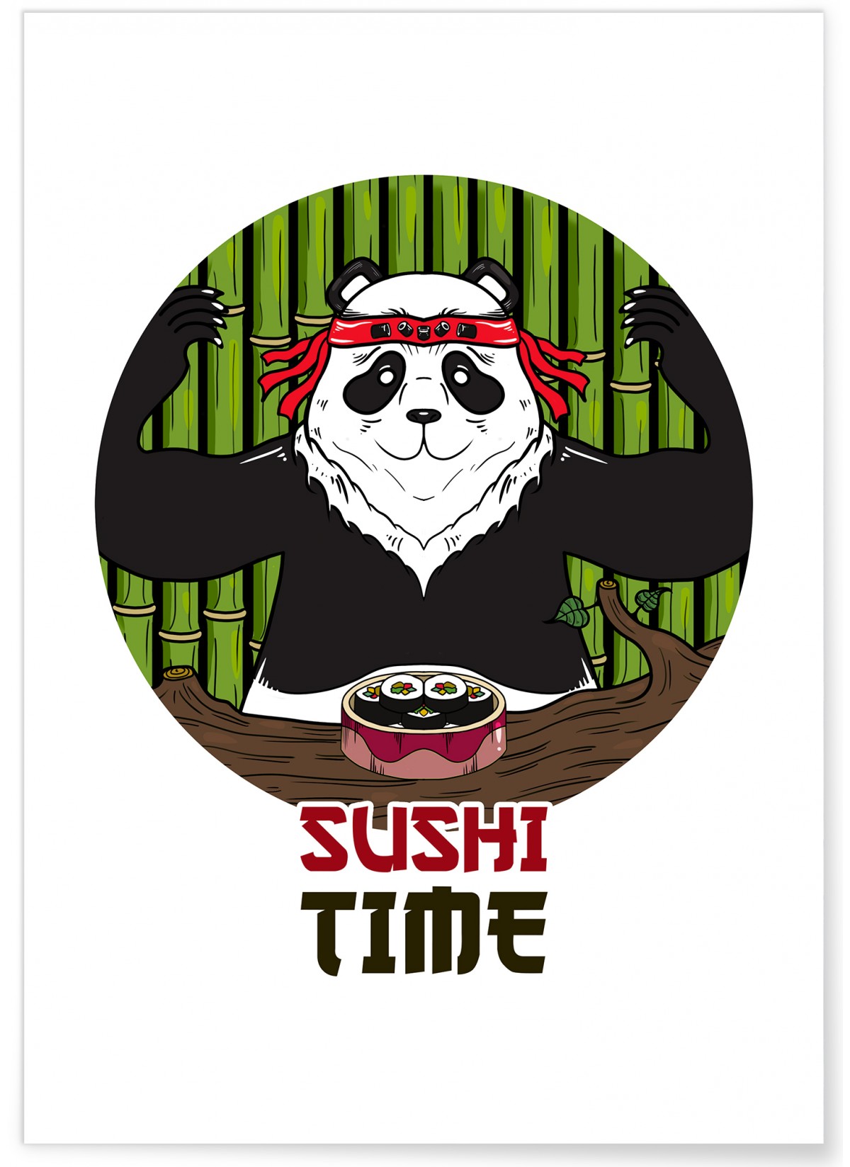 Affiche Sushi Time
