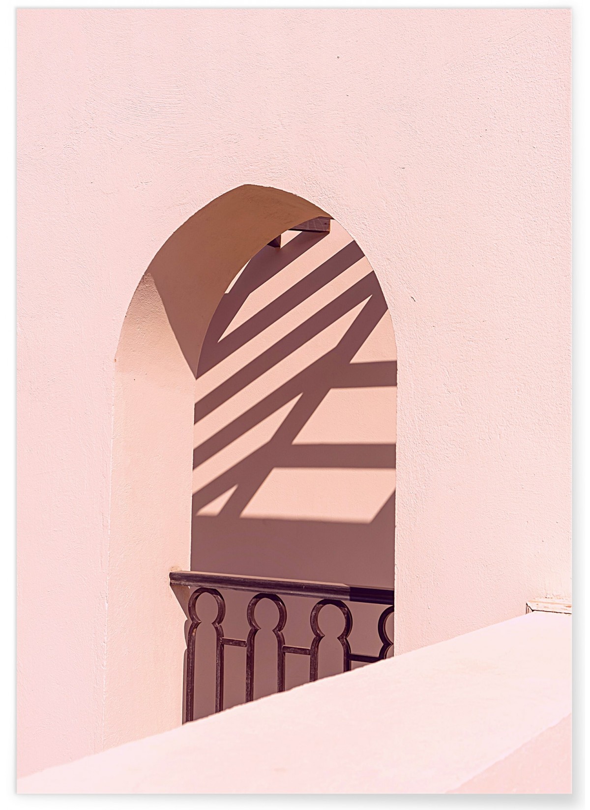 Affiche Murs Roses