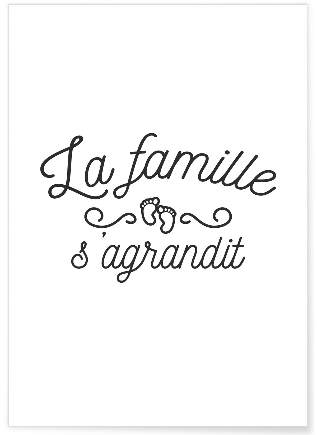 Affiche "La famille s'agrandit"