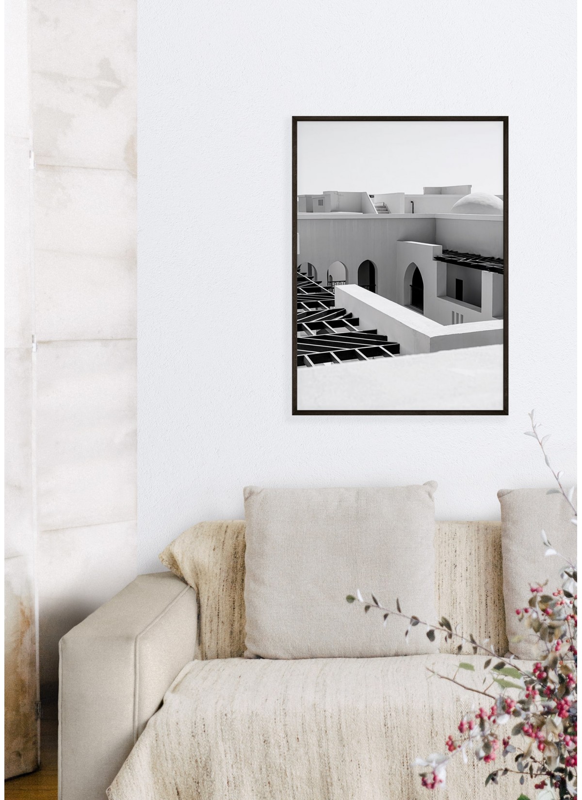 Affiche Murs Noir et blanc
