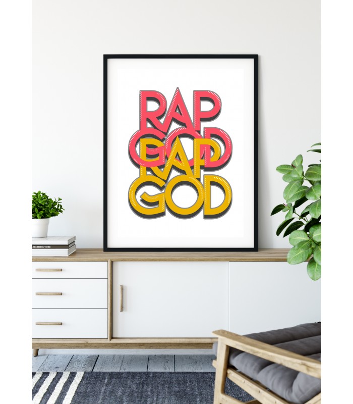 Affiche "Rap God"