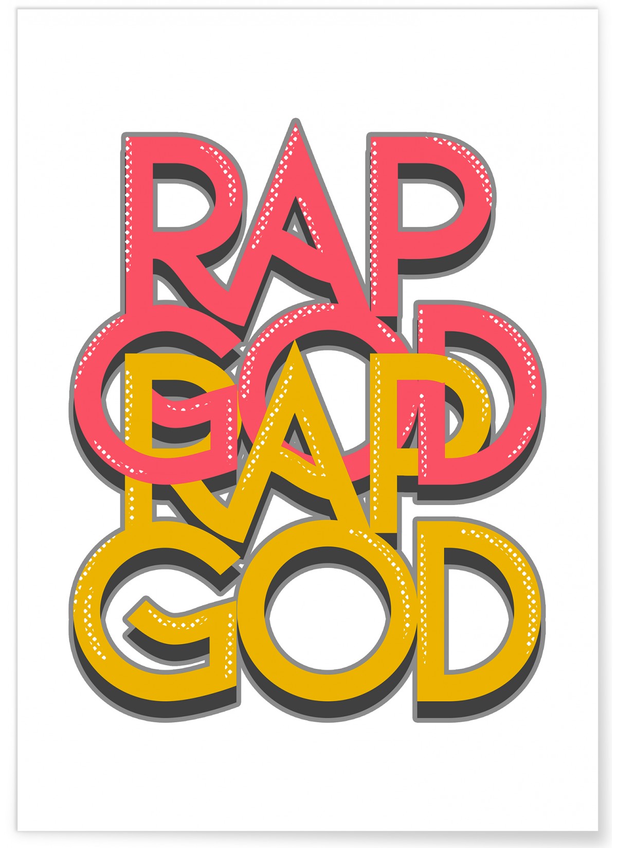 Affiche "Rap God"