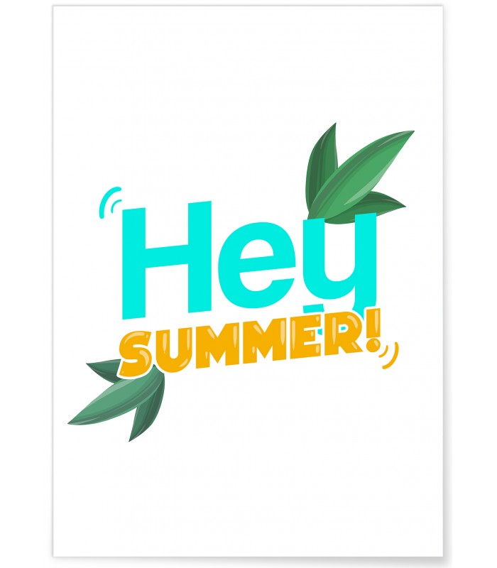 Affiche Hey Summer