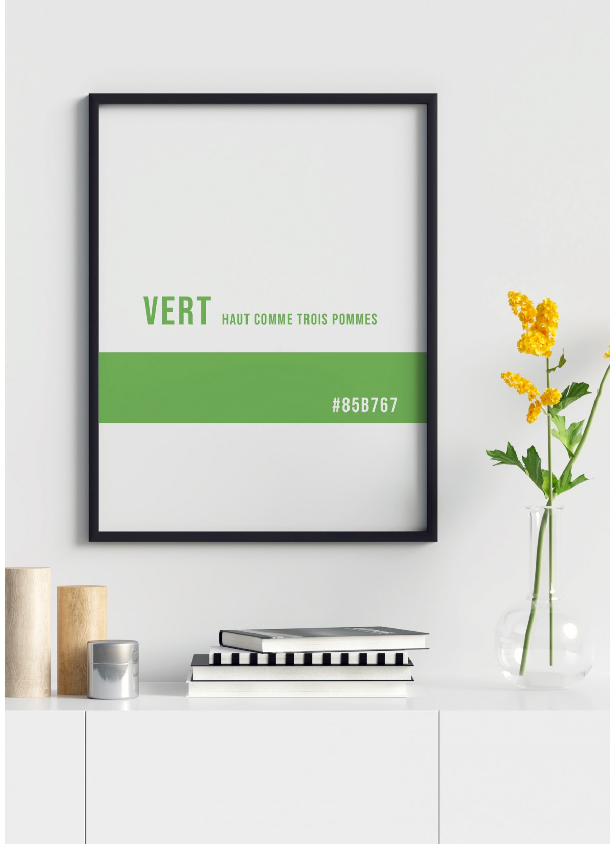 Affiche Couleur Verte