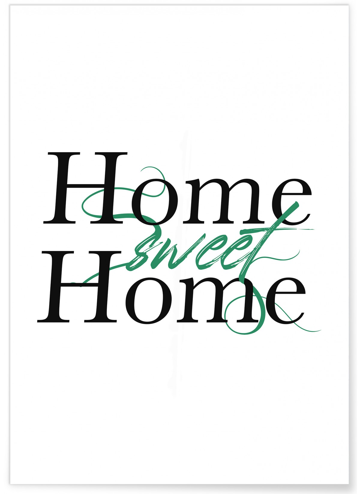 Affiche Home Sweet Home