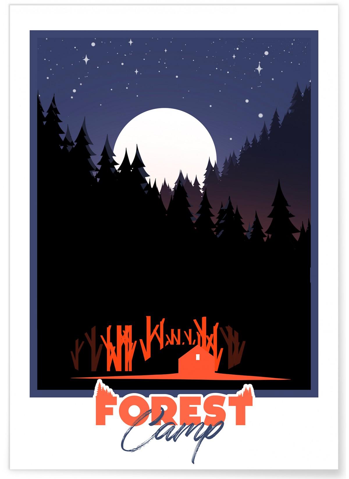 Affiche Forest Camp