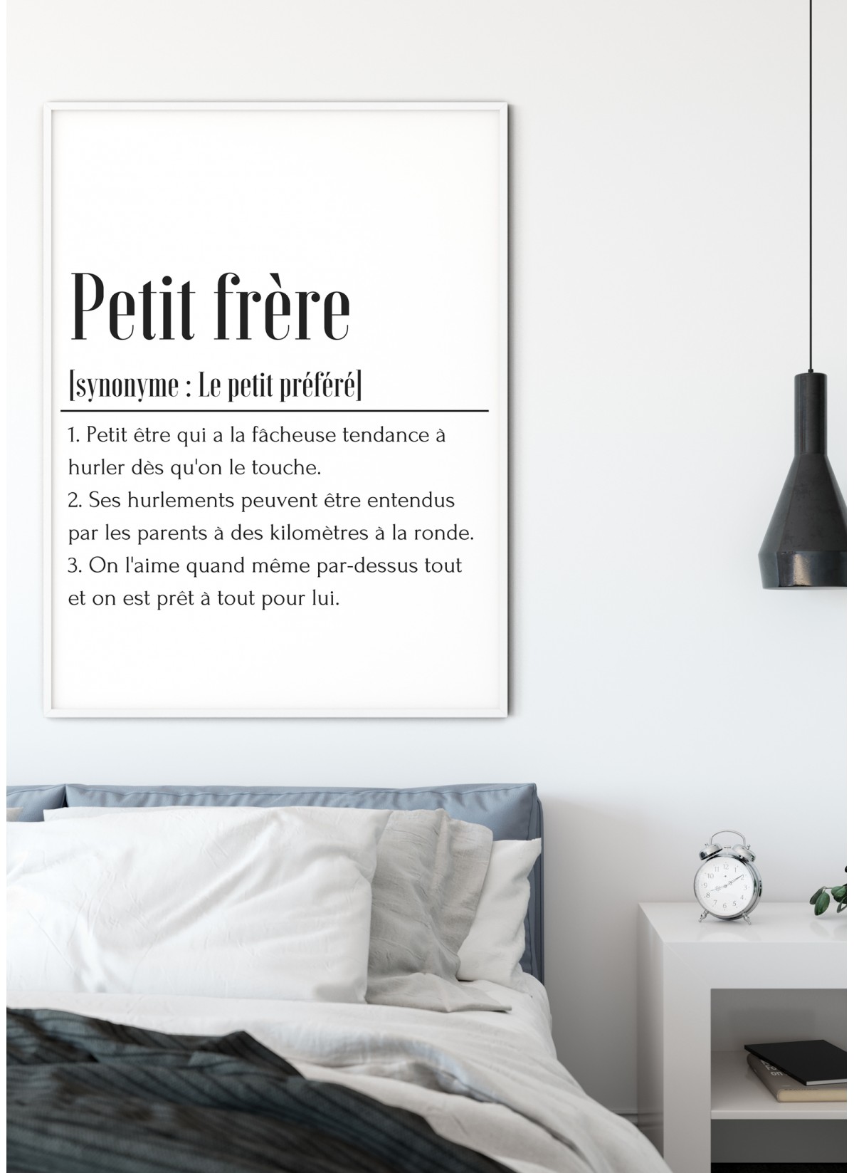 Affiche Définition petit frère