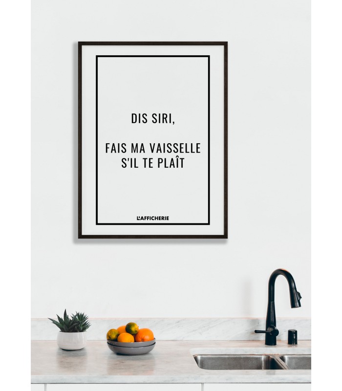 Affiche "Dis Siri"