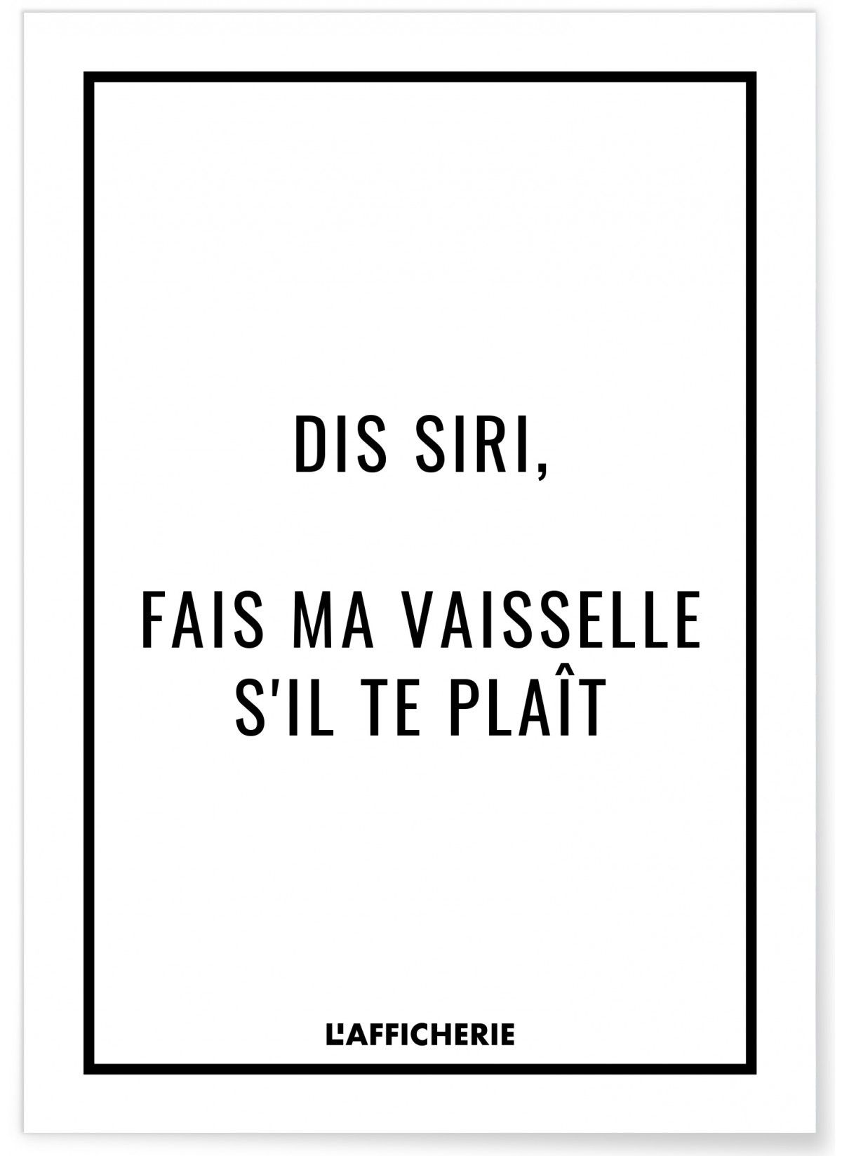 Affiche "Dis Siri"