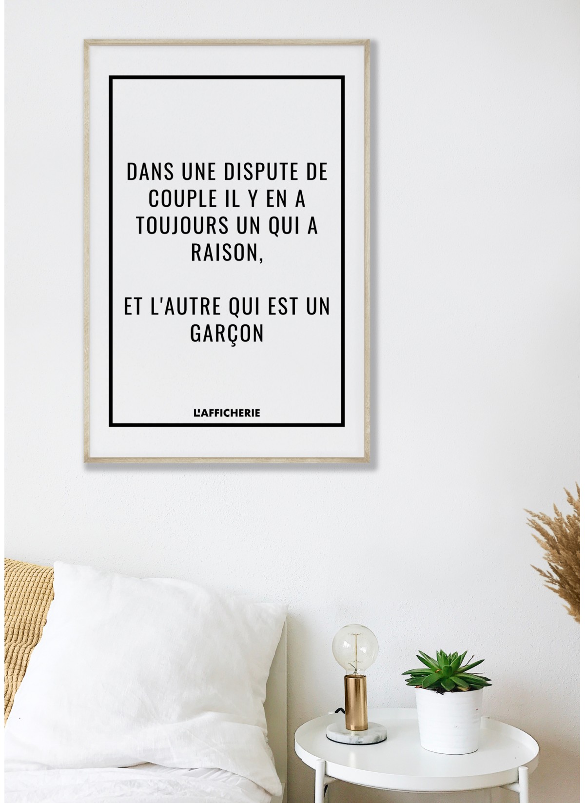 Affiche "Dans une dispute..."